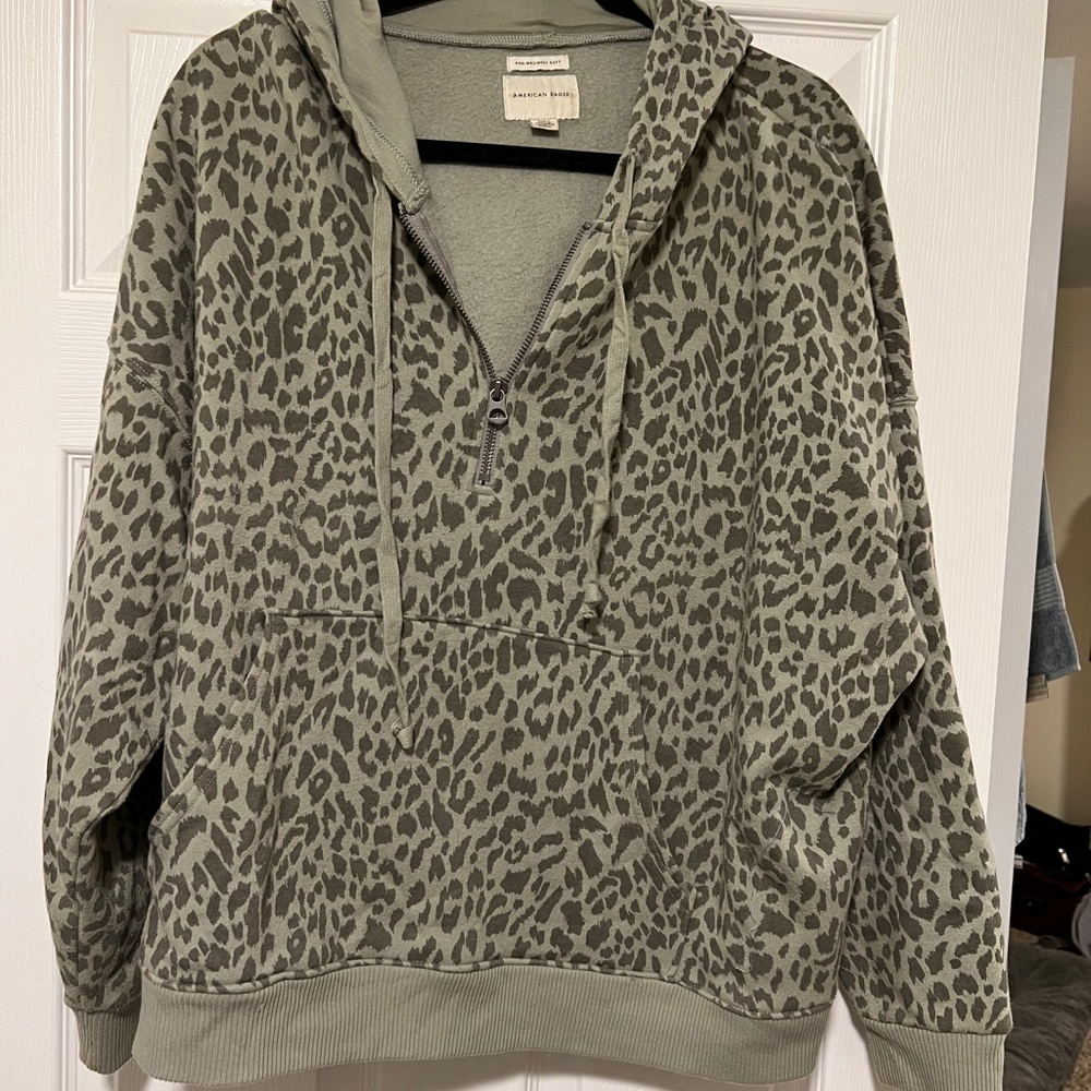 American Eagle Half Zip Hoodie